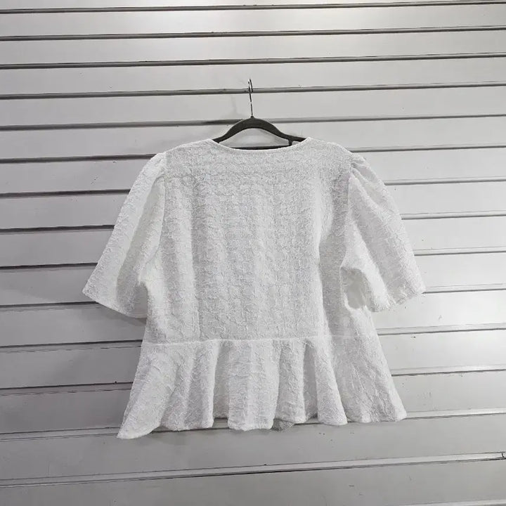 [BUNJANG] White Summer Short Jacket (Size 66) / 화이트 여름 숏 자켓66/보물찾기천사