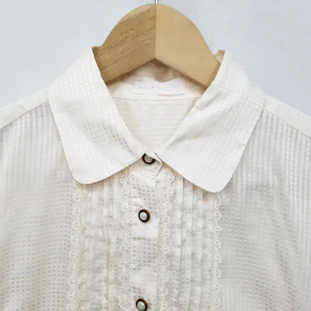 [BUNJANG] PRIME PATTERN Ivory Blouse / PRIME PATTERN 블라우스 아이보리