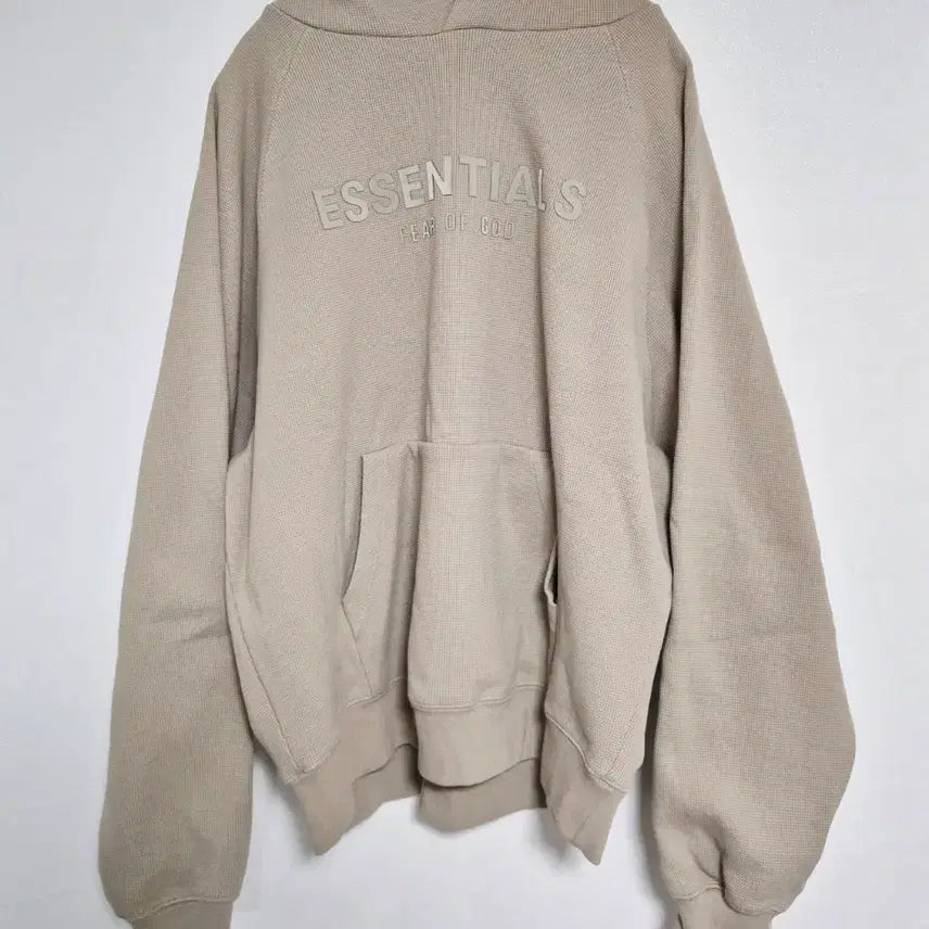 [BUNJANG] Fear of God Essentials Fleece Oversized Hoodie XS / (정품) 피어오브갓 에센셜 골찌 브라운 플리스 오버핏 후드티 XS