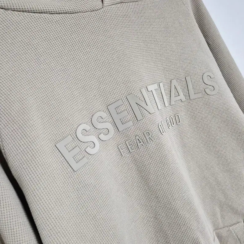 [BUNJANG] Fear of God Essentials Fleece Oversized Hoodie XS / (정품) 피어오브갓 에센셜 골찌 브라운 플리스 오버핏 후드티 XS