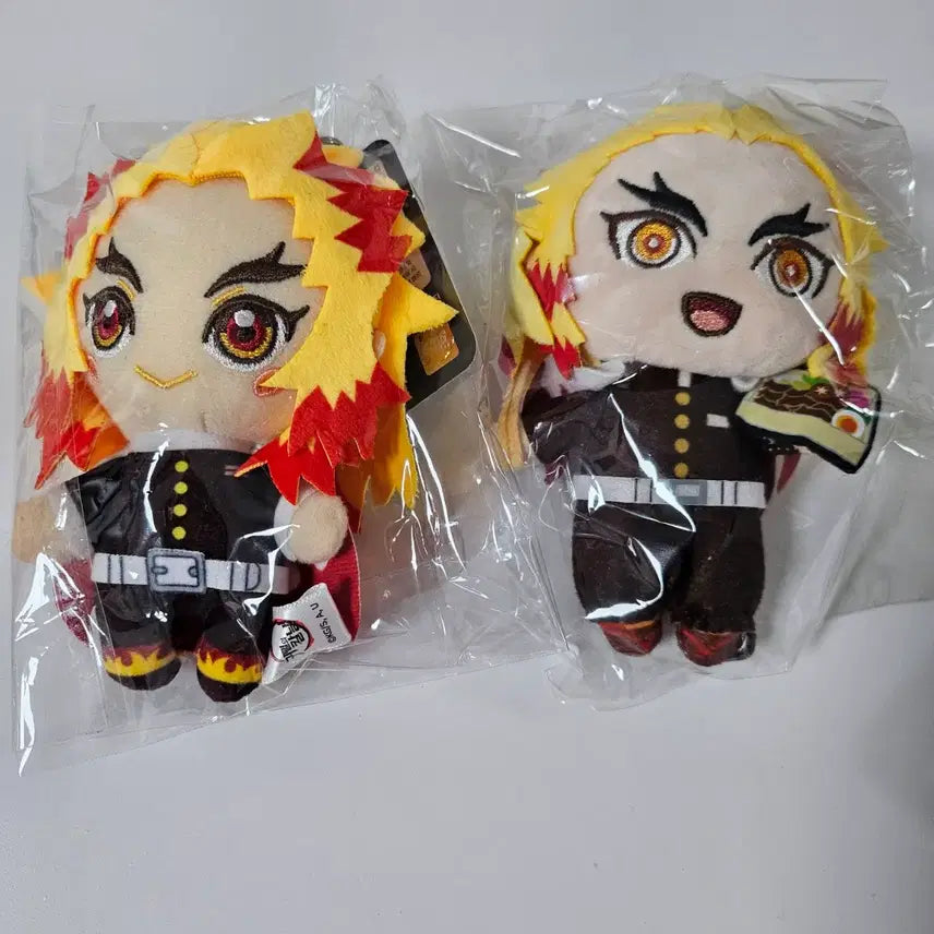 [BUNJANG] Demon Slayer Rengoku Kyoujurou Plush Bundle Set / 귀멸의 칼날 렌고쿠 쿄쥬로 부르부르 인형