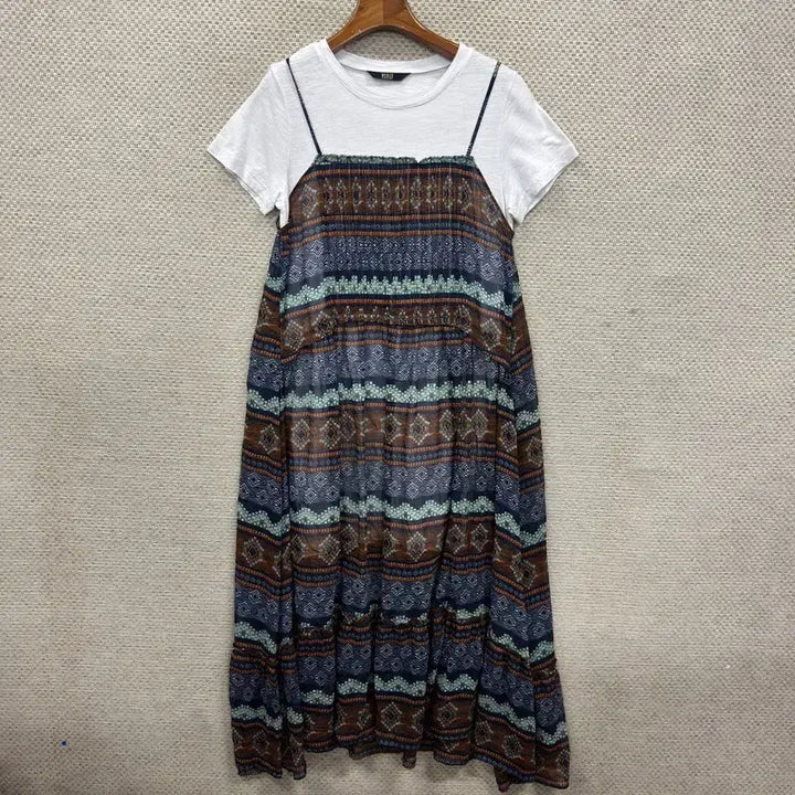 [BUNJANG] Vintage Layered Dress M14959 / 빈티지 레이어드 원피스 F M14959