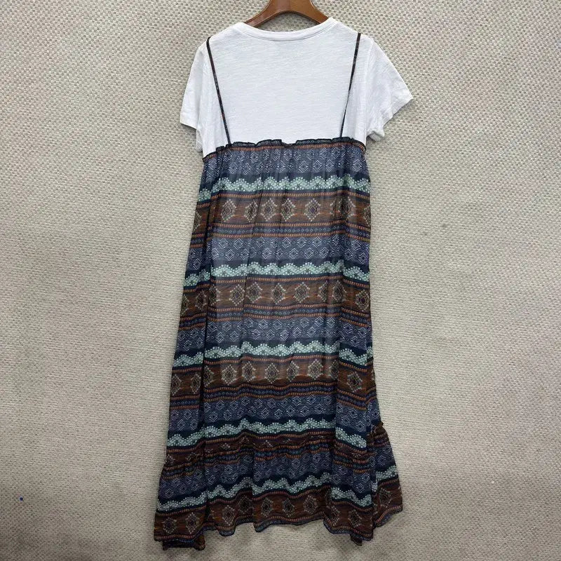 [BUNJANG] Vintage Layered Dress M14959 / 빈티지 레이어드 원피스 F M14959