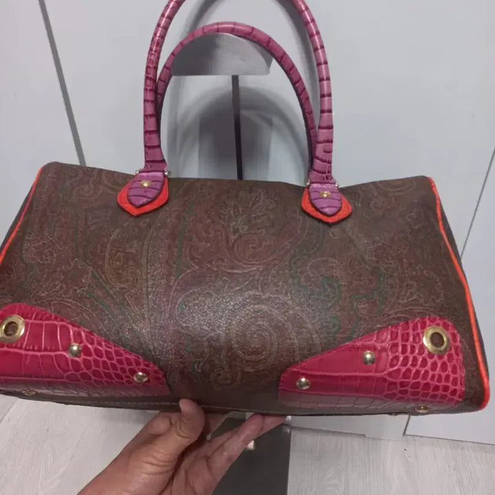 [BUNJANG] Etro Boston Bag Tote / 에트로 에뜨로 보스턴백 토트백