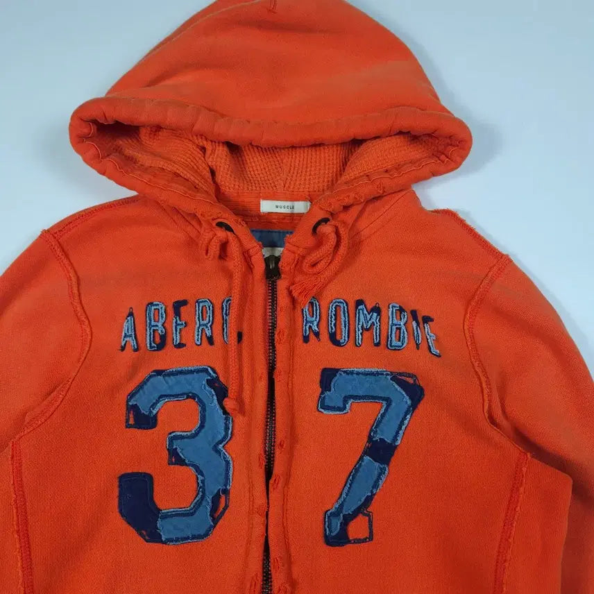 [BUNJANG] Abercrombie Orange Hoodie [S] / 아베크롬비 오렌지 후드집업 [S]