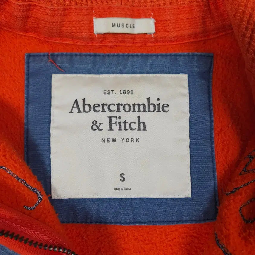[BUNJANG] Abercrombie Orange Hoodie [S] / 아베크롬비 오렌지 후드집업 [S]