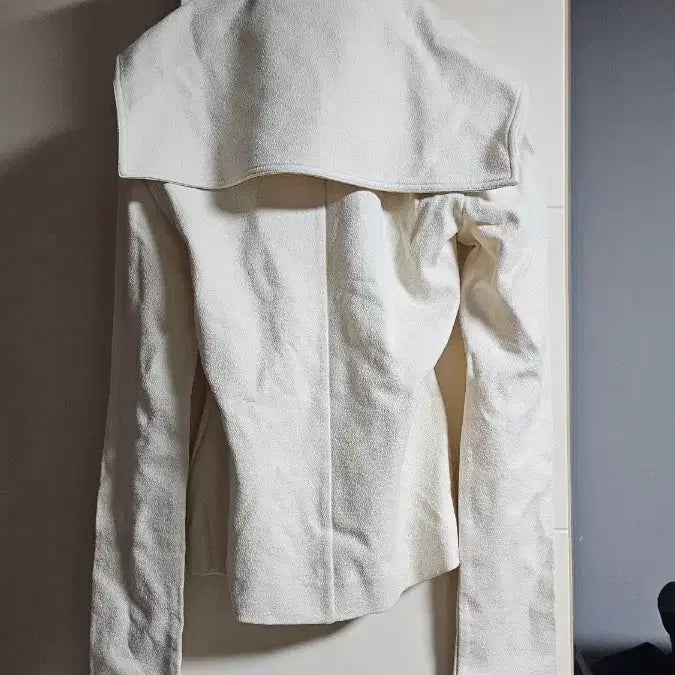 [BUNJANG] Nanucca Ivory Knit Zip-Up Cardigan / 나누슈카 아이보리 니트 집업 가디건 긴팔 집업 블라우스