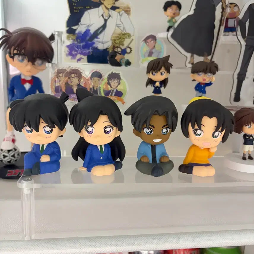 [BUNJANG] Detective Conan Liracotto Figure Bundle Set / 명탐정 코난 리라콧토 피규어 4종 세트 일괄 판매