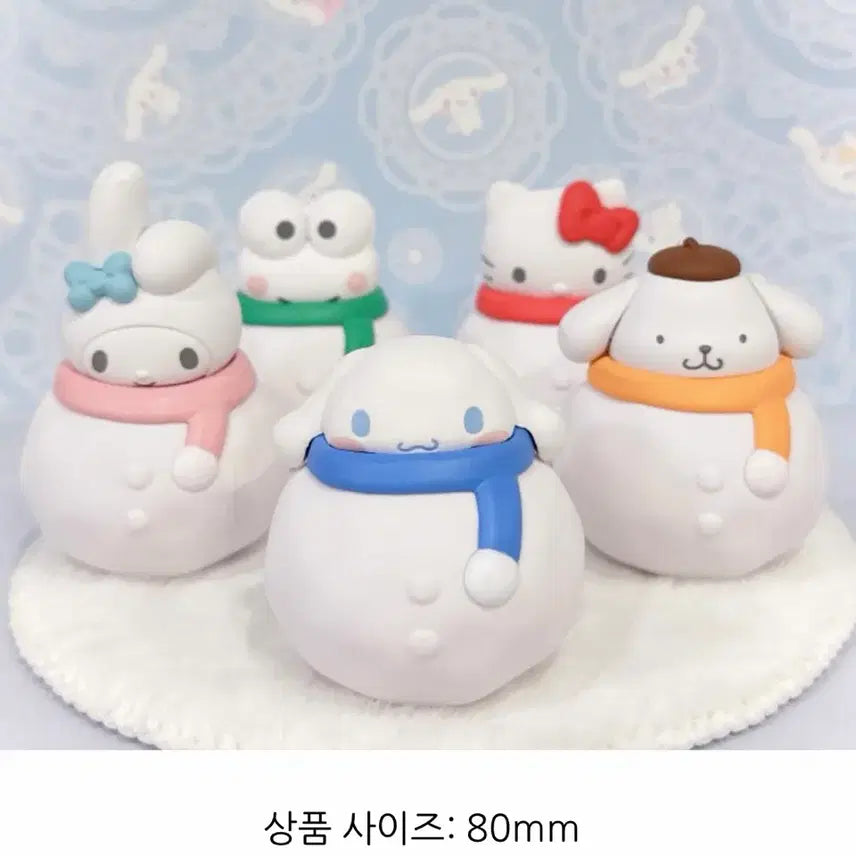 [BUNJANG] 산리오 동글동글 눈사람 가챠 마이멜로디 / 산리오 동글동글 눈사람 가챠 마이멜로디