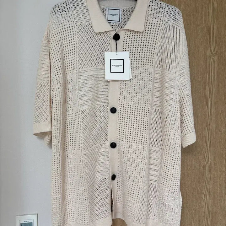 [SOLD OUT] 25ss 우영미 크로셰 숏슬리브 가디건 52사이즈