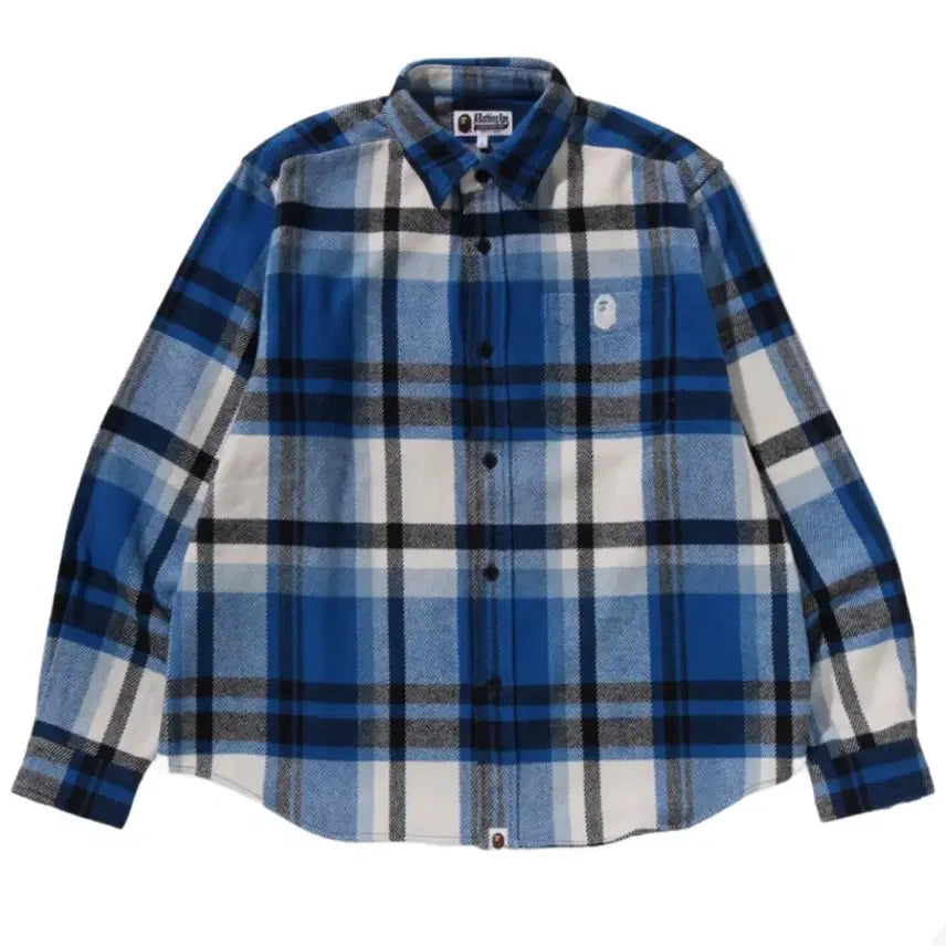 [BUNJANG] (2XL XXL) 베이프 스몰로고 체크 셔츠 / (2XL XXL) 베이프 스몰로고 체크 셔츠