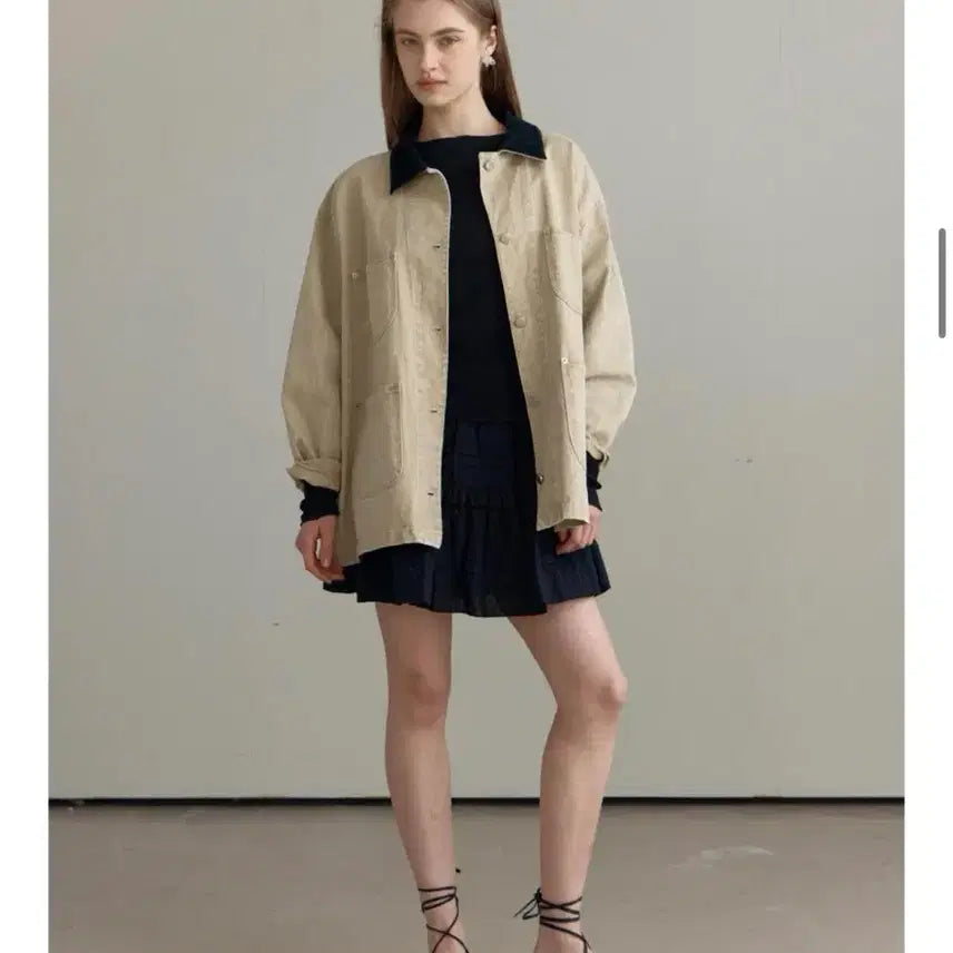 [BUNJANG] OVEOF Work Jacket Trench Coat / OVEOF 오브오브 워크자켓 야상 트렌치 자켓 점퍼