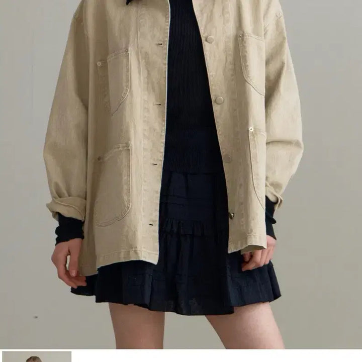 [BUNJANG] OVEOF Work Jacket Trench Coat / OVEOF 오브오브 워크자켓 야상 트렌치 자켓 점퍼
