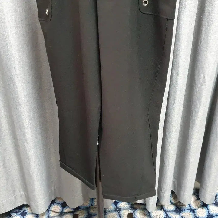 [SOLD OUT] 66이상봉 스판 블랙팬츠