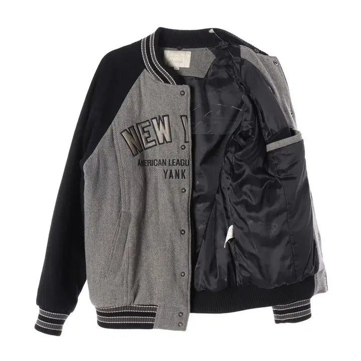 [BUNJANG] MLB New York Yankees Wool Varsity Jacket - L / MLB 뉴욕 양키스 울 바시티 자켓바 L