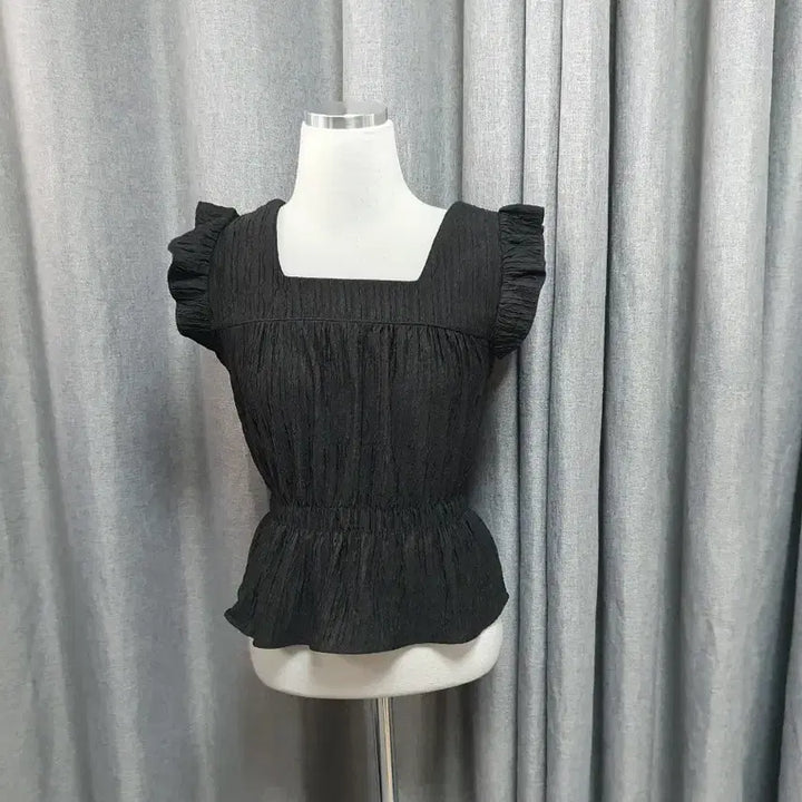 [BUNJANG] Black Banding Blouse / 블랙 밴딩 블라우스