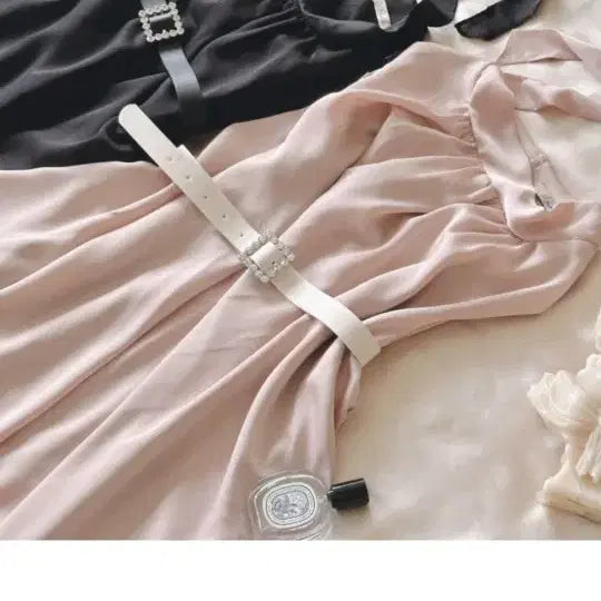[BUNJANG] Roselin Halterneck Blouse Dress / 교신 로젤린 홀터넥 블라우스 원피스 (하객룩 피로연 상견례 휴양지