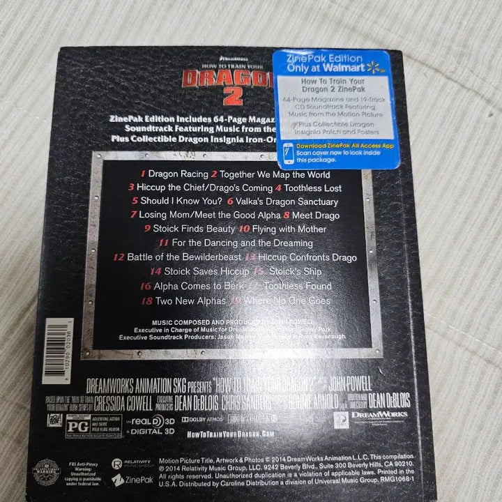 [SOLD OUT] 드래곤길들이기2 ost can 자인팩 에디션