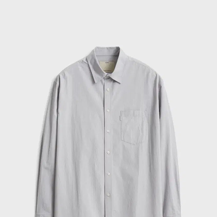 [SOLD OUT] 포터리 고밀도 코튼 컴포트 셔츠 실버 4사이즈