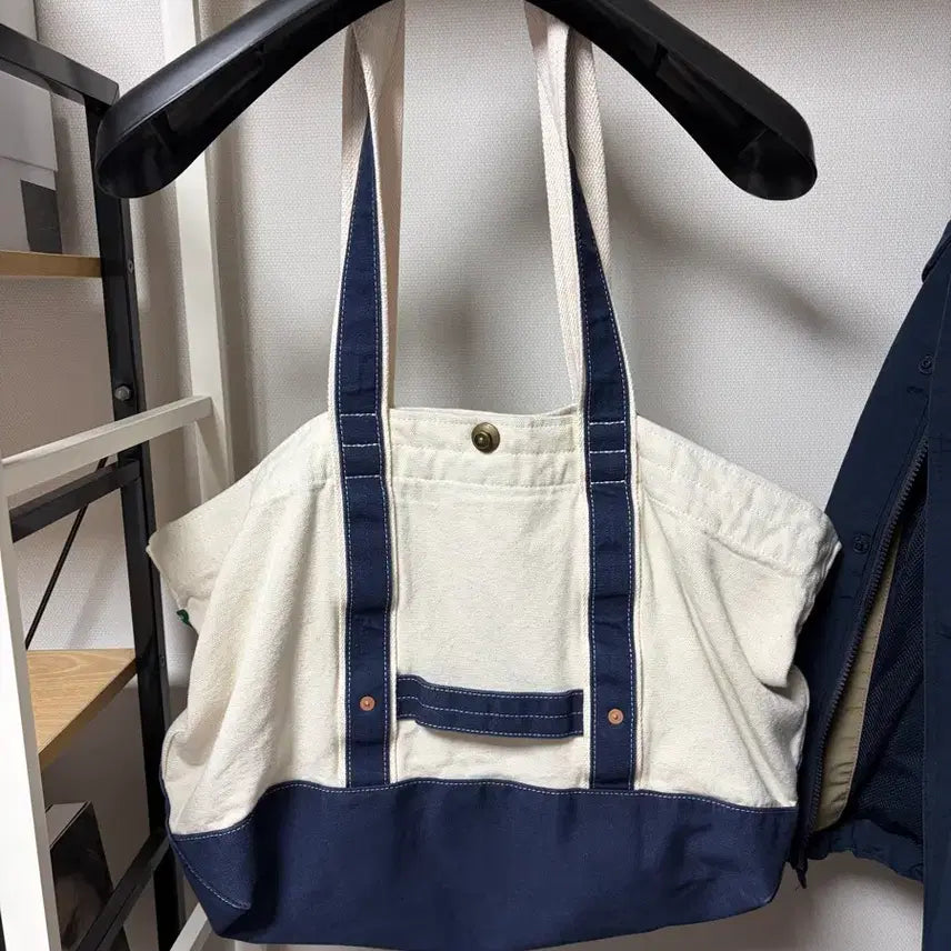 [BUNJANG] BEHAVE Washed Canvas Tote Bag / 비헤비어 워시드 캔버스 토트백