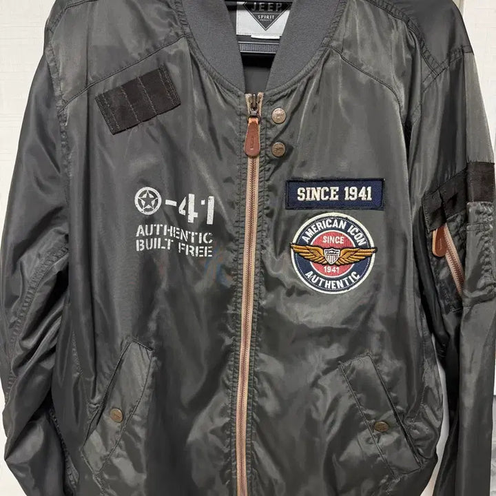 [BUNJANG] JEEP Khaki Bomber Jacket XL / JEEP 카키색 봄버 자켓 XL
