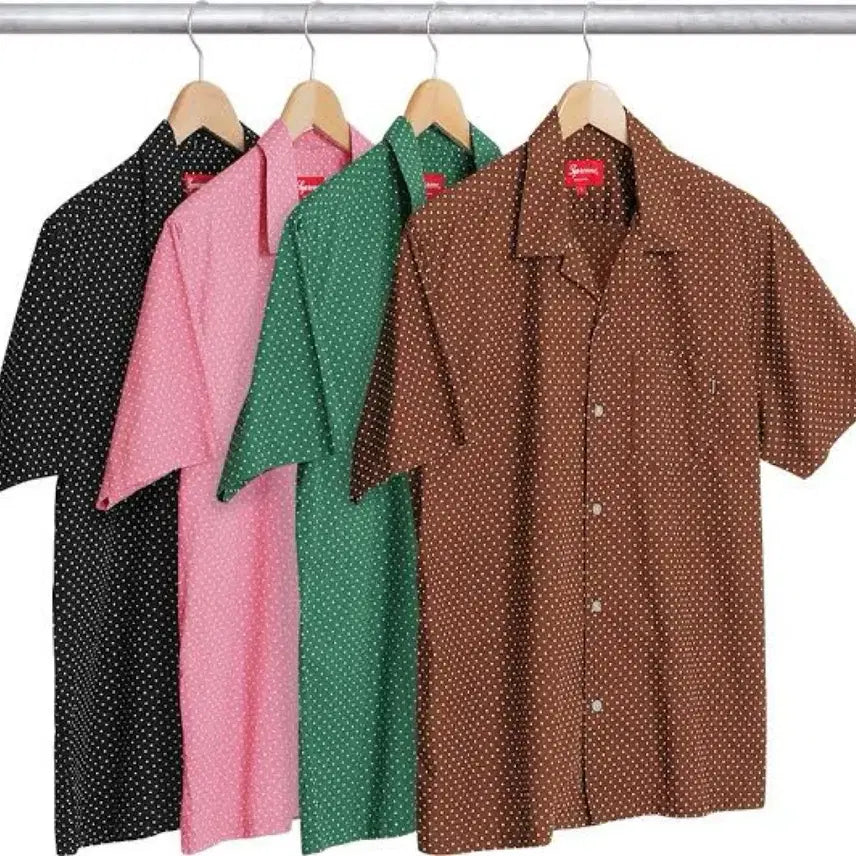 [BUNJANG] Supreme Polka Dot Shirt Green - Size L / (L) 새상품 슈프림 폴카 도트 셔츠 그린