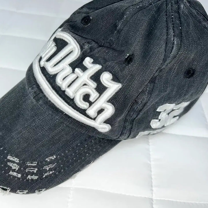 [SOLD OUT] y2k 펑크 빈티지 본더치 vondutch 데님 워싱 청 볼캡 모자