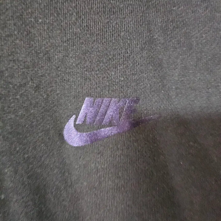 [BUNJANG] Nike Black Hoodie Heart Pattern S / 나이키 검정 후드티 신발 하트 패턴 S