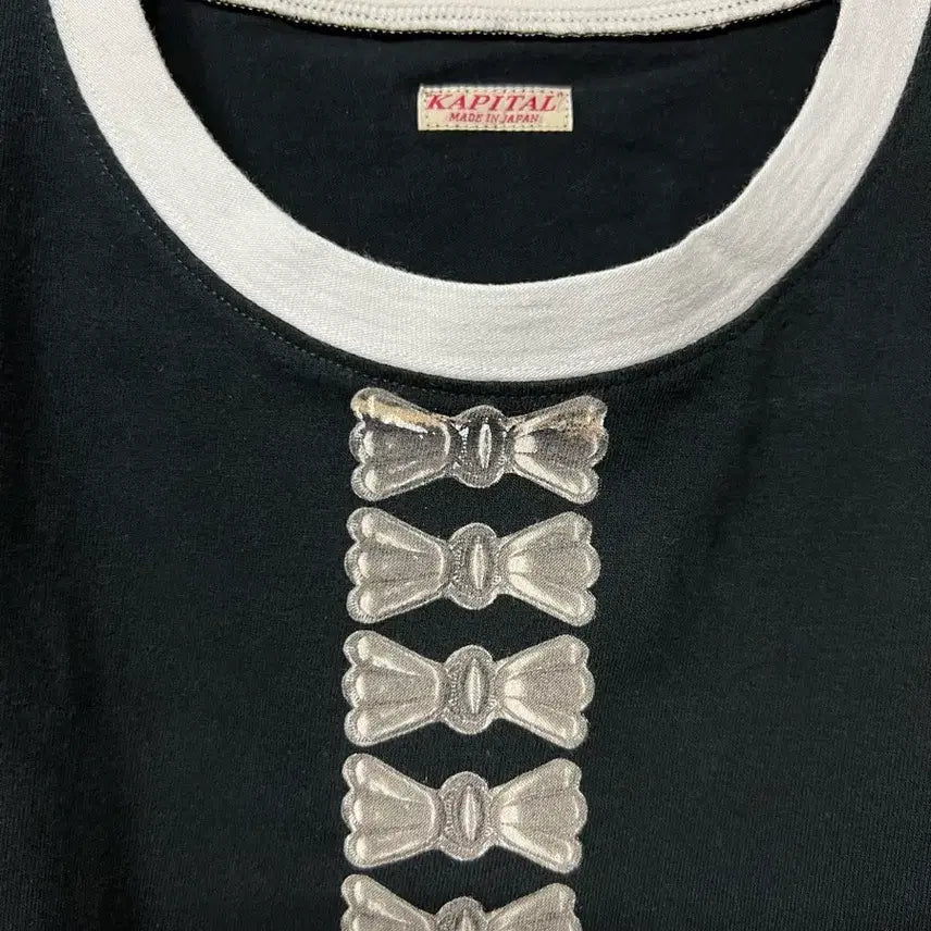 [BUNJANG] Capital Butterfly Ringer T-shirt Black / 캐피탈 20 저지 링거 티셔츠 버터플라이 콘초 Pt 블랙 4