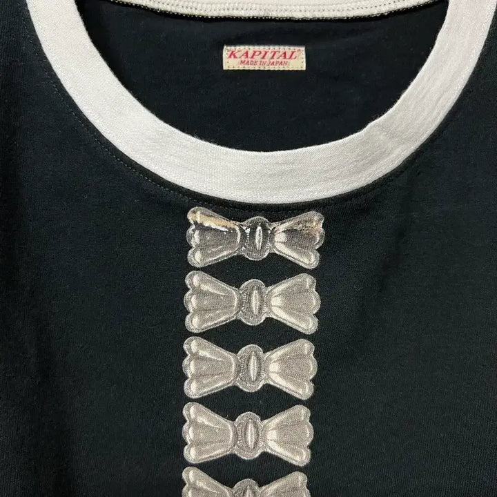 [BUNJANG] Capital Butterfly Ringer T-shirt Black / 캐피탈 20 저지 링거 티셔츠 버터플라이 콘초 Pt 블랙 4