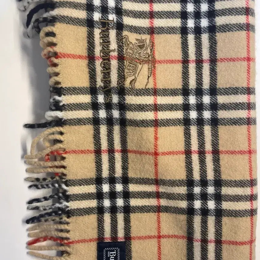 [SOLD OUT] [정품] 버버리 노바체크 기사 로고 울 머플러