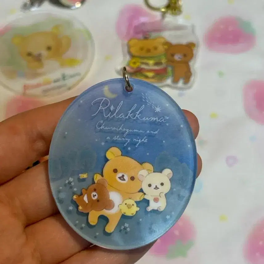 [BUNJANG] Rilakkuma Acrylic Keyring Collection / 리락쿠마 아크릴 키링 모음
