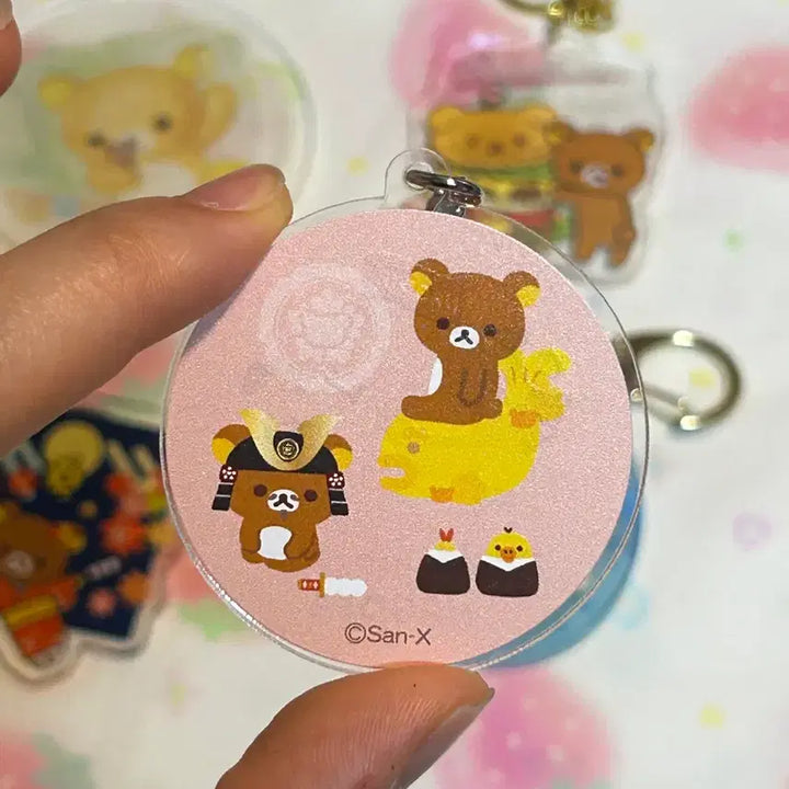 [BUNJANG] Rilakkuma Acrylic Keyring Collection / 리락쿠마 아크릴 키링 모음