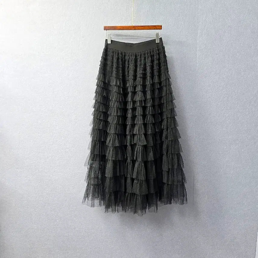 [SOLD OUT] 르니앤맥코이  캉캉 프릴 샤스커트
