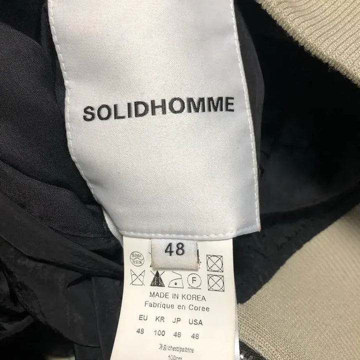 [BUNJANG] Solid Homme Reversible MA-1 Bomber Jacket / (풀세트)솔리드옴므 리버시블 ma-1 점퍼 / 옴므 우영미