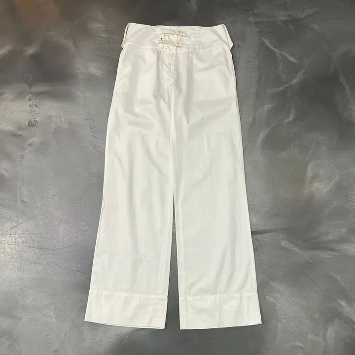 [BUNJANG] Max Mara White Cotton Pants / 막스마라 화이트 코튼 팬츠 y16346