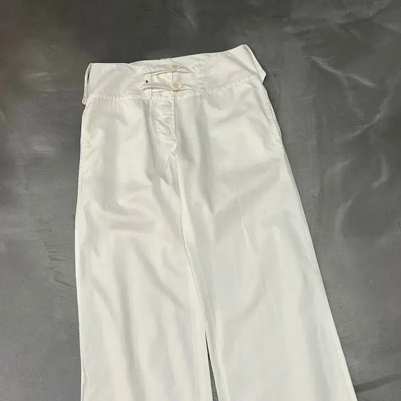 [BUNJANG] Max Mara White Cotton Pants / 막스마라 화이트 코튼 팬츠 y16346