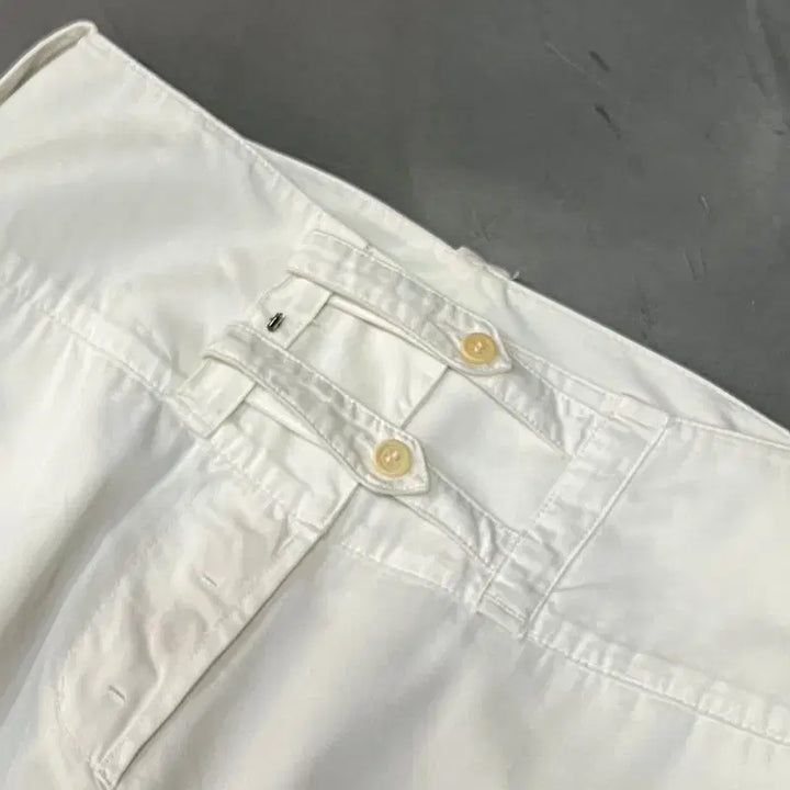 [BUNJANG] Max Mara White Cotton Pants / 막스마라 화이트 코튼 팬츠 y16346