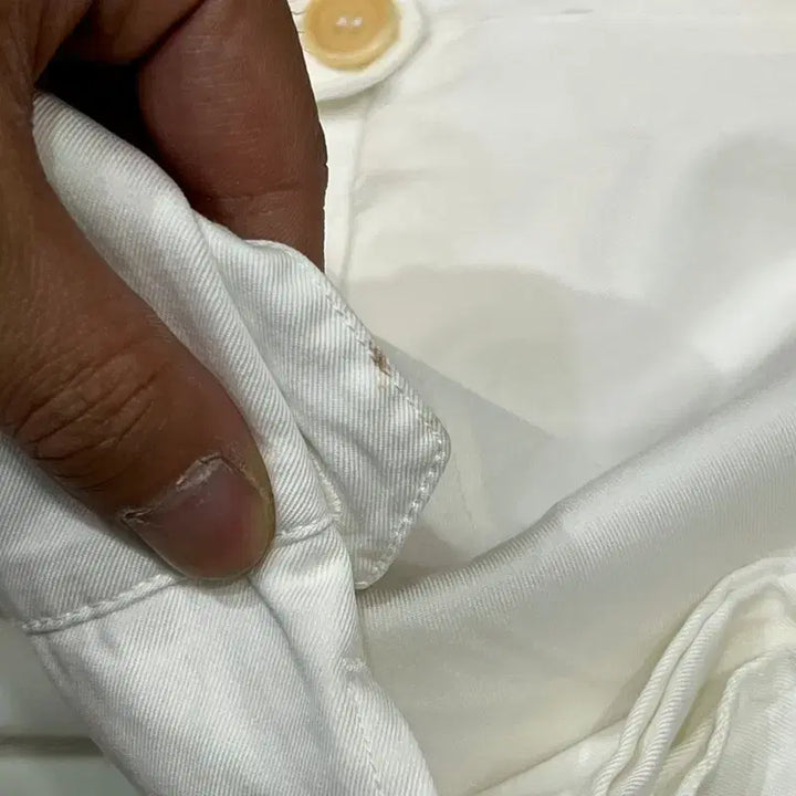 [BUNJANG] Max Mara White Cotton Pants / 막스마라 화이트 코튼 팬츠 y16346