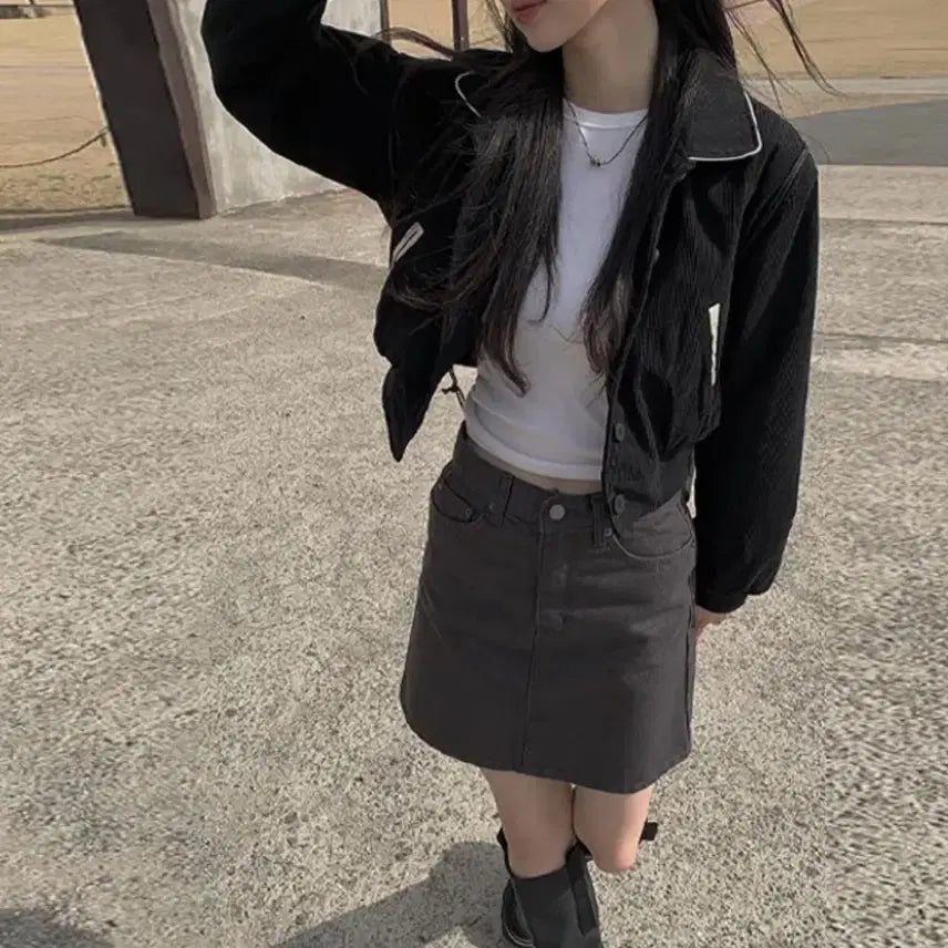 [BUNJANG] Anyone More Yoo Young Varsity Jacket / 애니원모어 유영 바시티 자켓