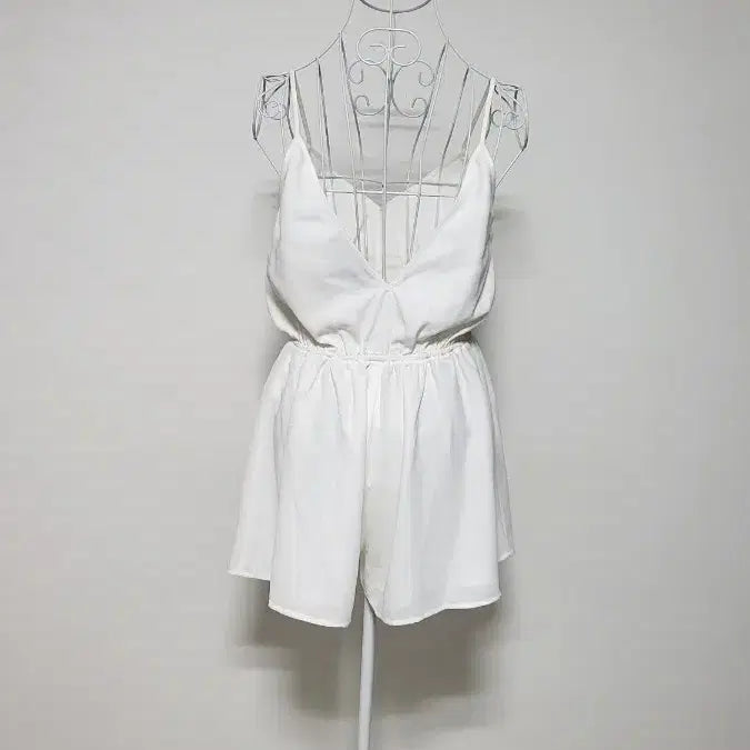 [SOLD OUT] The fifth 화이트 점프수트 롬퍼