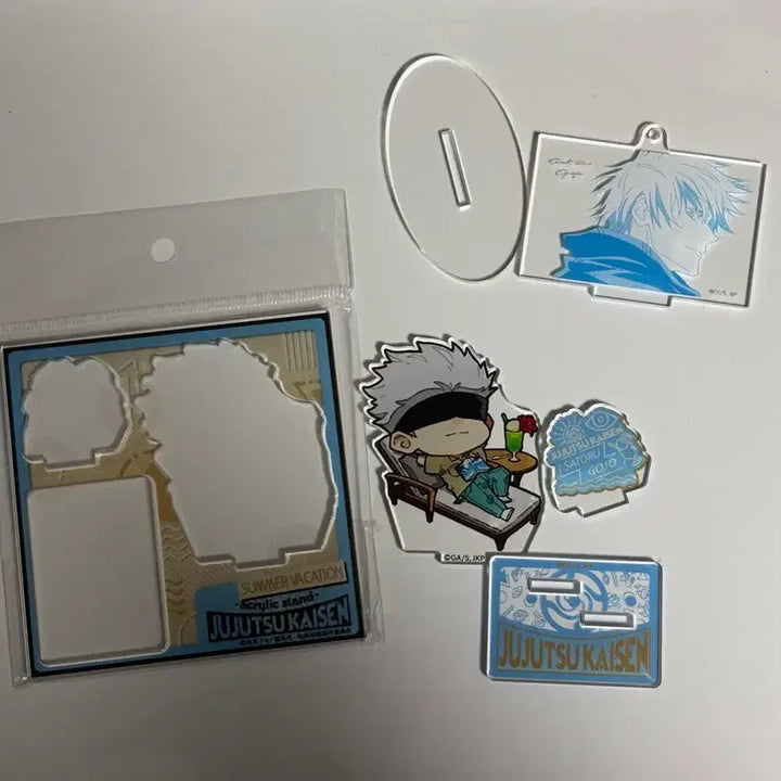 [BUNJANG] Jujutsu Kaisen Gojo Satoru Acrylic Stand Bundle / 고죠 사토루 아크릴 스탠드 2종