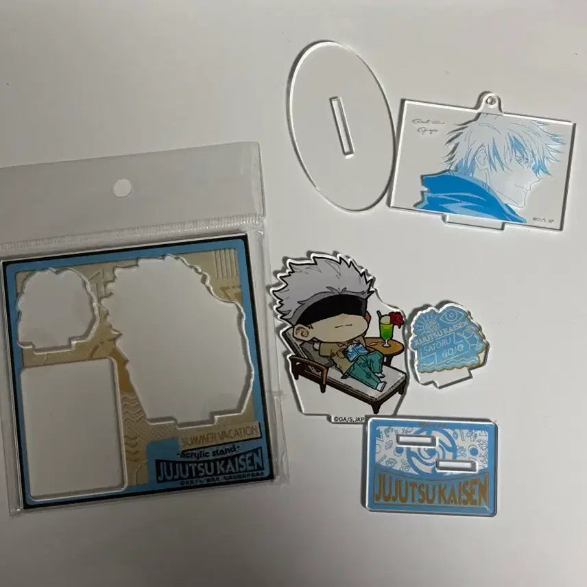 [BUNJANG] Jujutsu Kaisen Gojo Satoru Acrylic Stand Bundle / 고죠 사토루 아크릴 스탠드 2종