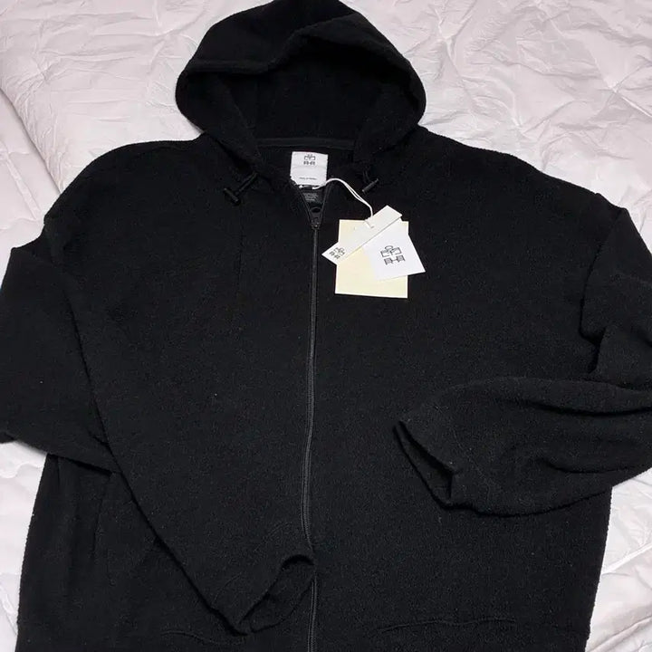 [SOLD OUT] 폴리테루 플리스 집 후디 / 블랙 3