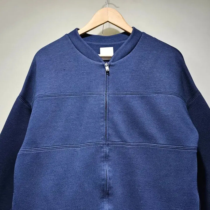 [BUNJANG] KUHO Navy Zip-Up Cardigan / 구호 남색 집업 가디건 ~66