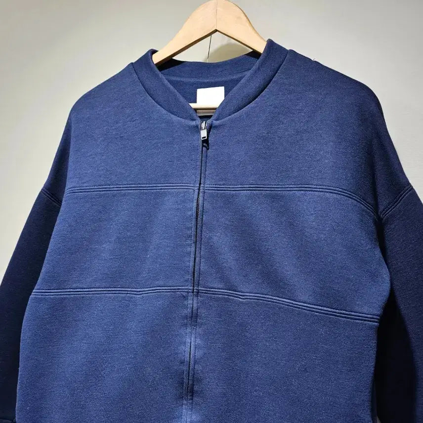 [BUNJANG] KUHO Navy Zip-Up Cardigan / 구호 남색 집업 가디건 ~66