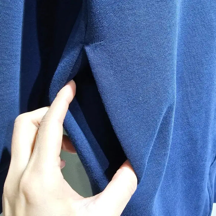[BUNJANG] KUHO Navy Zip-Up Cardigan / 구호 남색 집업 가디건 ~66