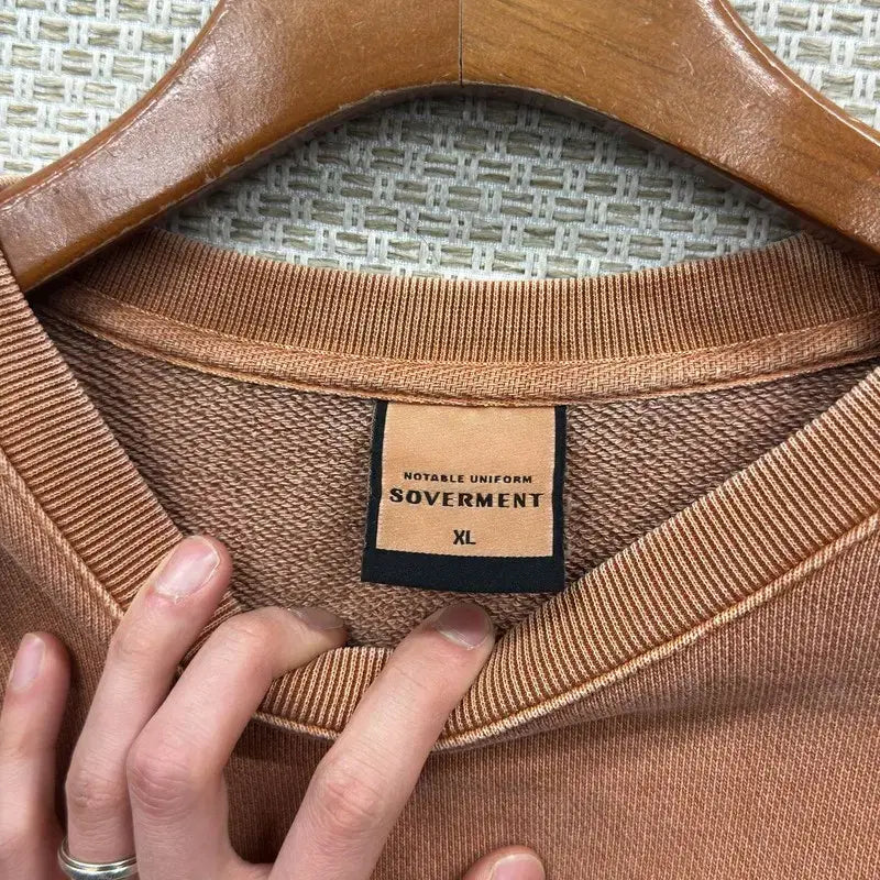 [SOLD OUT] 소버먼트 피그먼트 맨투맨 XL M14819