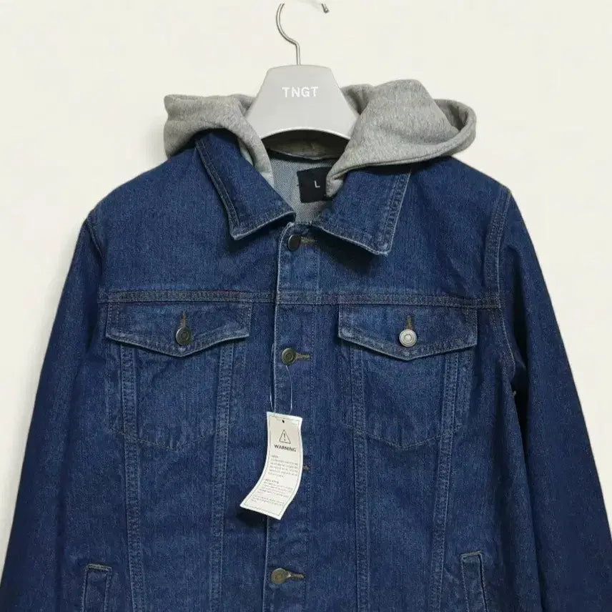 [SOLD OUT] 100 새상품 남성 데님 자켓 청자켓 후드자켓 후드점퍼 남자 점퍼 새제품