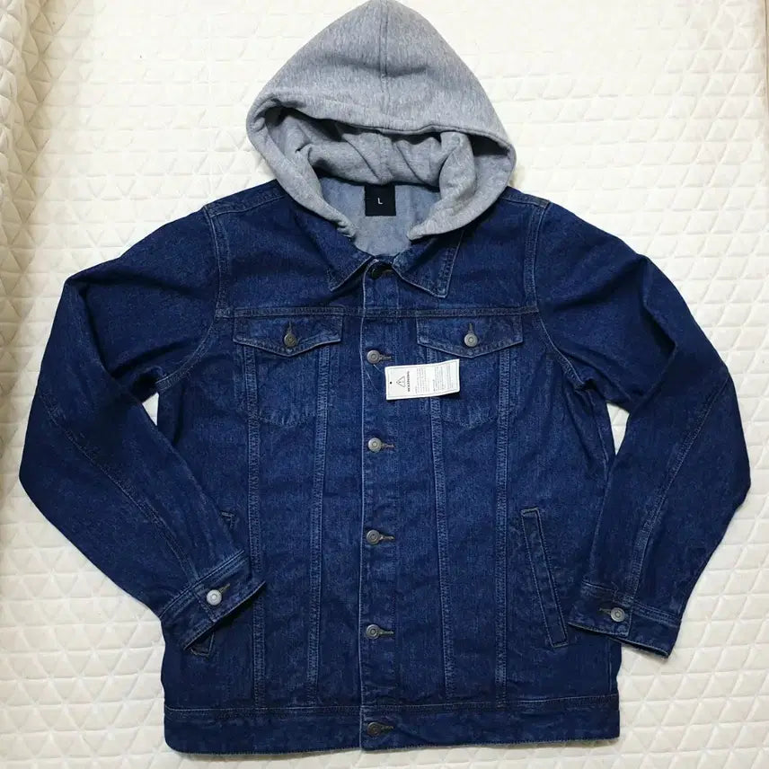 [SOLD OUT] 100 새상품 남성 데님 자켓 청자켓 후드자켓 후드점퍼 남자 점퍼 새제품